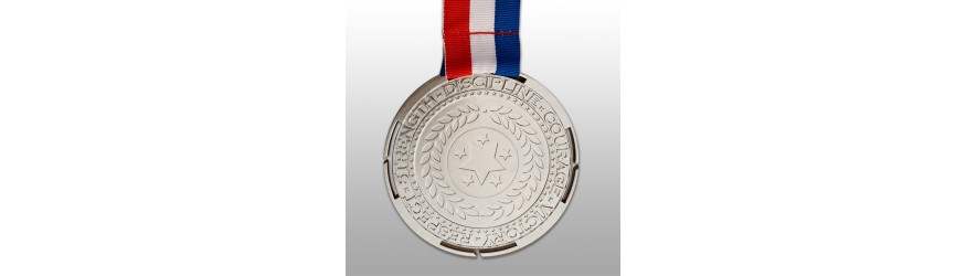 100MM MOTIVATION MEDAL (3MM THICK) - GOLD, SILVER OR BRONZE